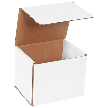 Bsc Preferred 6 x 5 x 5'' White Corrugated Mailers, 50PK BUY00026877